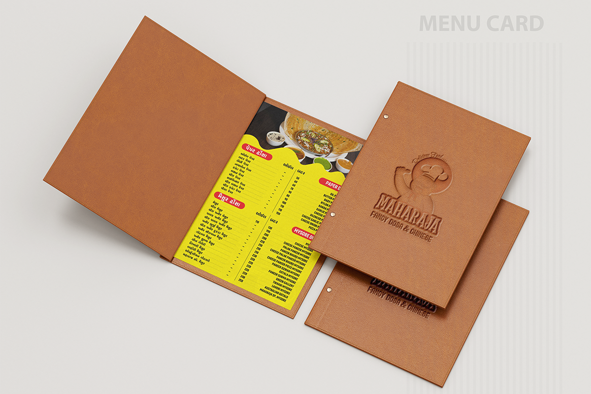 Maharaja Dhosa restaurant branding image